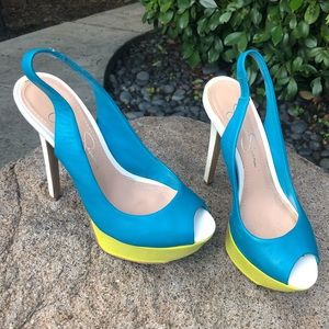 Jessica Simpson Two Color High Heel 6